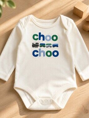Gymboree Train Bodysuit 12-18m New